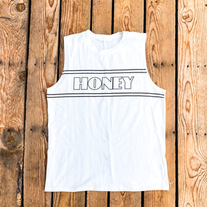 "Honey" Graphic Cropped Tank
