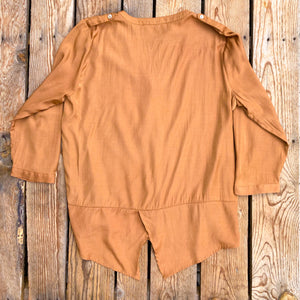 Button Up Blouse (Rust)