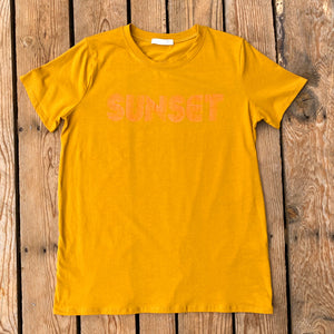 "Sunset" Graphic Top